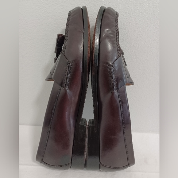 Cole Haan City  loafers Men\'s Dress shoes slip-on Burgundy size 11 main image 8